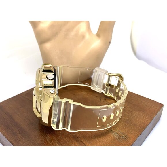 Casio Men's Watch G-Shock GM6900SG Gold Clear Resin Digital 48mm Sport 3230 - Picture 9 of 14